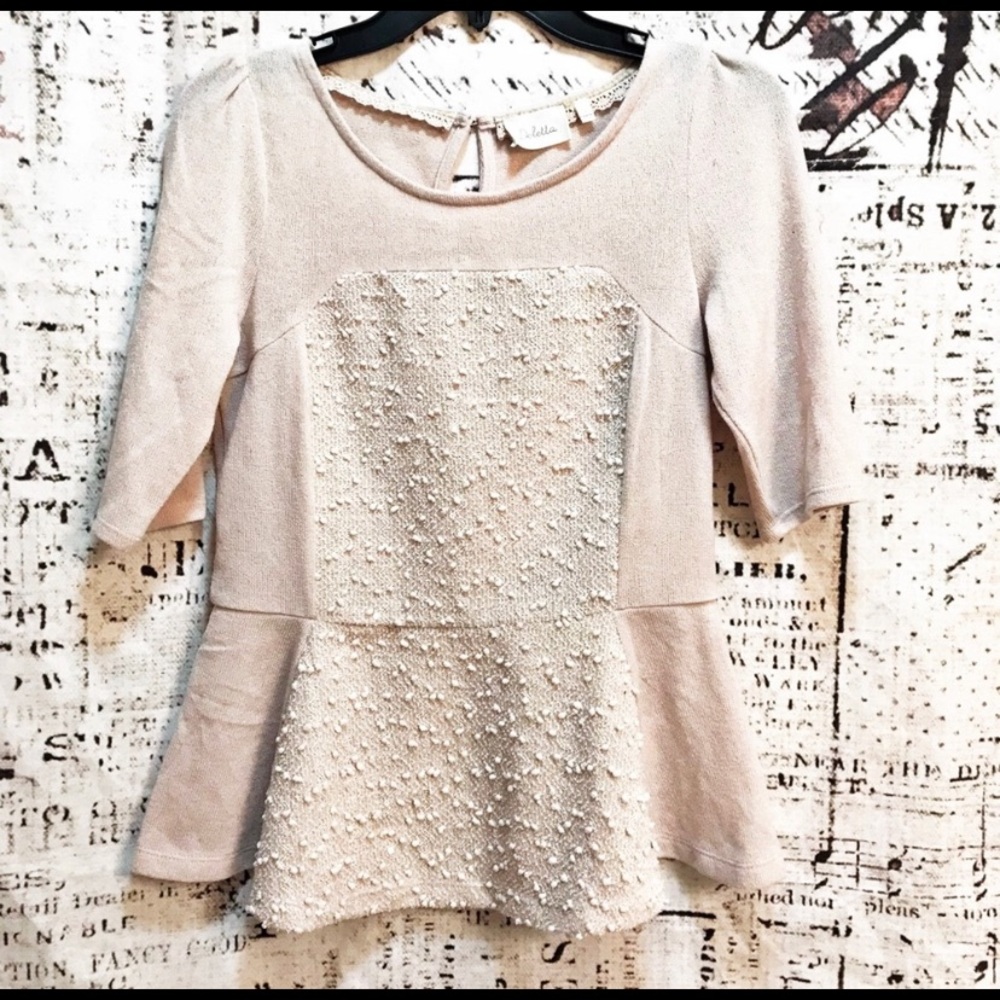 Anthropologie Peplum Sweater (3 for $15)